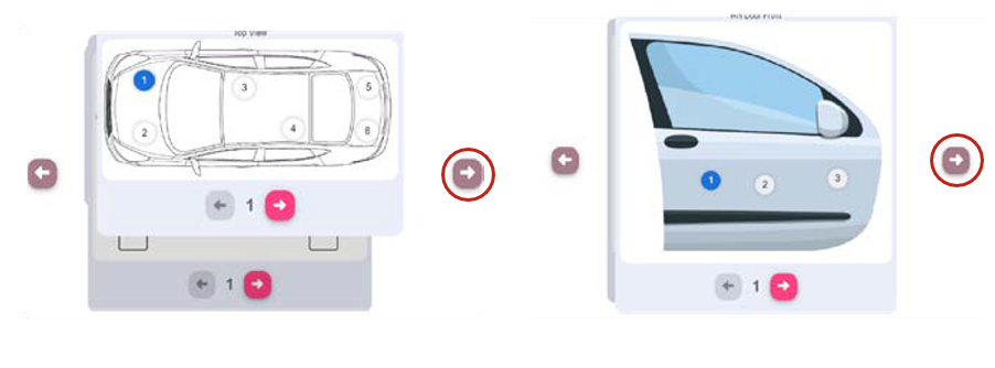 Navigate parts Navigate parts